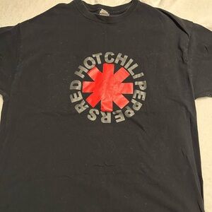 Black Red Hot Chili Peppers Graphic T-Shirt
